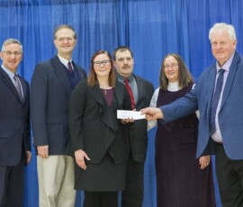 January 9, 2018 – Senator Hutchinson presented Rachel Enos with her PA Farm Show Scholarship. Rachel has participated in 4-H, agriculture, and the PA Farm Show for several years and was recently crowned the 2016 Warren County Dairy Princess. 01/09/18