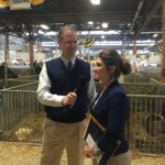 January 21, 2016 – Senator Hutchinson speaks with Sarah Burke from Pleasantville about her recent scholarship she received from the Pennsylvania Farm Show Scholarship Foundation.” 01/21/16