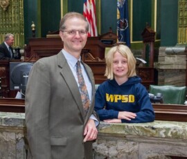 October 20, 2015 – Senator Hutchinson met with Sierra Woodford from the Western Pennsylvania School for the Deaf on her most recent visit to Harrisburg. 10/20/15
