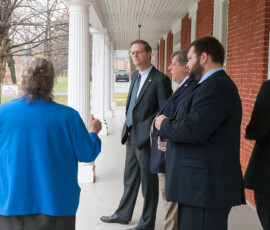November 19, 2015 – Senator Hutchinson tours Carson Long Military Institute in New Bloomfield, PA. Carson Long Military Institute is the oldest preparatory boarding school in the Unites States and features military training for grades 6-12 11/19/15