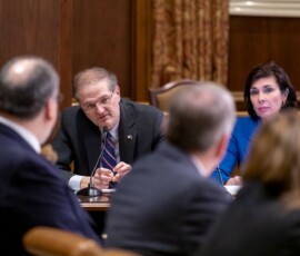 February 19, 2019 – Senator Hutchison questioned Secretary Hassell from the Department of Revenue regarding the upcoming budget, fiscal policy, and the State lottery.” 02/19/19