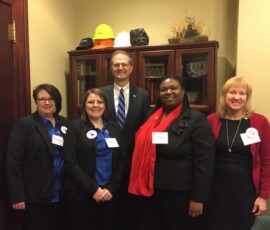 April 25, 2017 – Senator Hutchinson met with constituents and members of the Pennsylvania Homecare Association during their annual lobby day. They discussed various issues including the 2017-2018 Fiscal Year budget to Medicare/Medicaid funding.” 04/25/17
