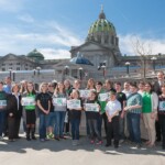 March 9, 2016 – Senator Hutchinson poses for a picture with Penn State Agriculture Extension students from Venango and Clarion counties. 03/09/16