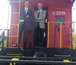 July 31, 2019 – Senator Hutchinson joined Mayor Gregg Hartung for a tour of Mars, Butler County. They visited the Mars Area History and Landmarks Society, Stick City Brewing Company, and the future site of the NASA Mars Discovery Center. 07/31/19