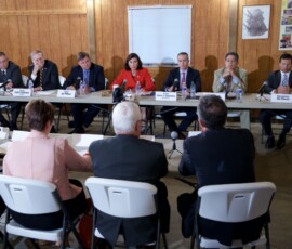 August 7, 2019 - Senator Hutchinson listened to testimony at a Senate Communications and Technology Committee hearing in Indiana County regarding ways to improve access to high-speed broadband internet in the Commonwealth. 08/07/19