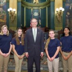 June 22, 2016 – Senator Hutchinson met with local participants in the Keystone Girls and Keystone Boys programs when they visited the Capitol on June 22. The Pennsylvania American Legion Boys State and Pennsylvania American Legion Auxiliary Girls State are the premier programs for teaching how government works while developing leadership skills and an appreciation for their rights as a citizen of our great nation and Commonwealth. 06/22/16