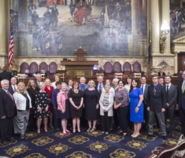 June 4, 2019 - Today it is my honor to welcome Representative Mustello to the Pennsylvania General Assembly.  I look forward to working with you to create a stronger and more prosperous Pennsylvania.  Congratulations on your swearing in! 06/04/19