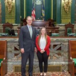 October 17, 2016 – Stephanie Applegate recently began an internship with the Joint Legislative Conservation Committee, on which Senator Hutchinson serves as chairman. Stephanie is from Middletown, PA and is majoring in Policy Management at Dickinson College in Carlisle. She is a member of several honor societies and after her undergraduate studies she plans to pursue a graduate degree in Public Policy. 10/17/16