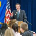 March 10, 2016 – Senator Hutchinson speaks to the attendees of his annual Student Government Seminar. Students from all over Senator Hutchinson’s district came to learn about their state government, the role of the legislator and what it is like to be a Pennsylvania state senator.” 03/10/16