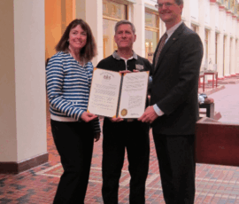 June 2, 2015 – Senator Hutchinson presented a resolution to PennTAP honoring their 50th anniversary. 06/02/15